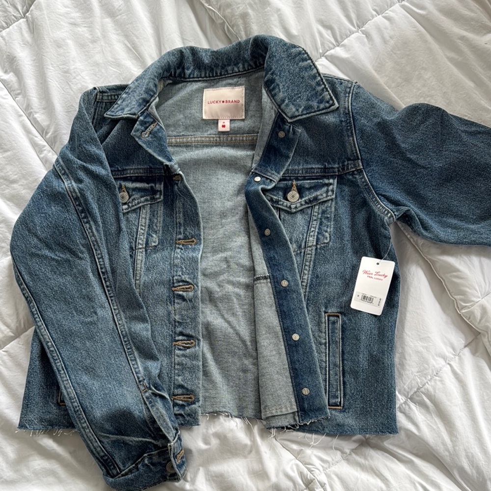 Lucky Brand Women's Blue Denim Jean Jacket